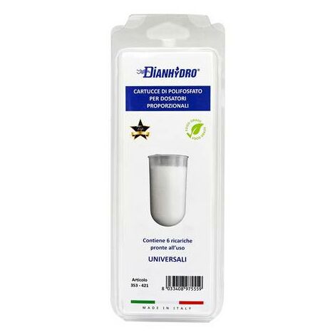 6 PCS CARTOUCHES DE POLYPHOSPHATE POUR DOSEURS