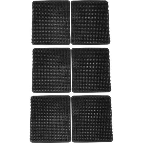 6 Pcs Chicken Nesting Box Pads PE Chicken Nesting Pads for Coop Chicken Egg Laying Accessory Black