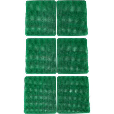 6 Pcs Chicken Nesting Box Pads PE Chicken Nesting Pads for Coop Chicken Egg Laying Accessory Green