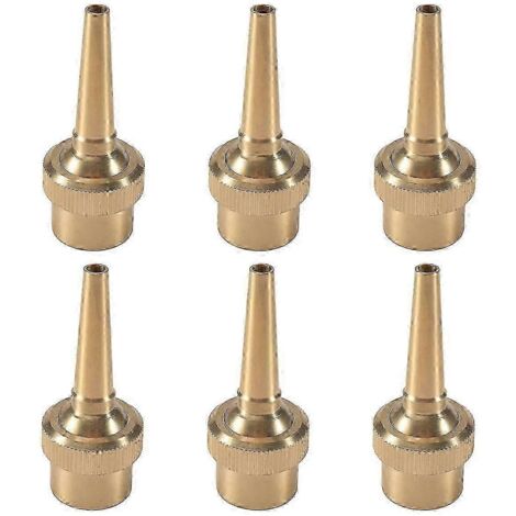 6 PCS Fountain Nozzle Head G1/2 DN15 Adjustable Garden Water Spray Sprinkler HeadEdition 0724