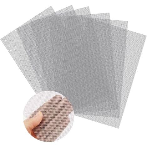 6 Pcs Grillage Anti-insecte Grillage Fin en Inox Acier Treillis Métallique Anti-rouille Grillage Petite Maille Anti-corrosion Treillis Jardin Maille Fine pour Filtre Gouttière Jardin-3020cm-TREETALK