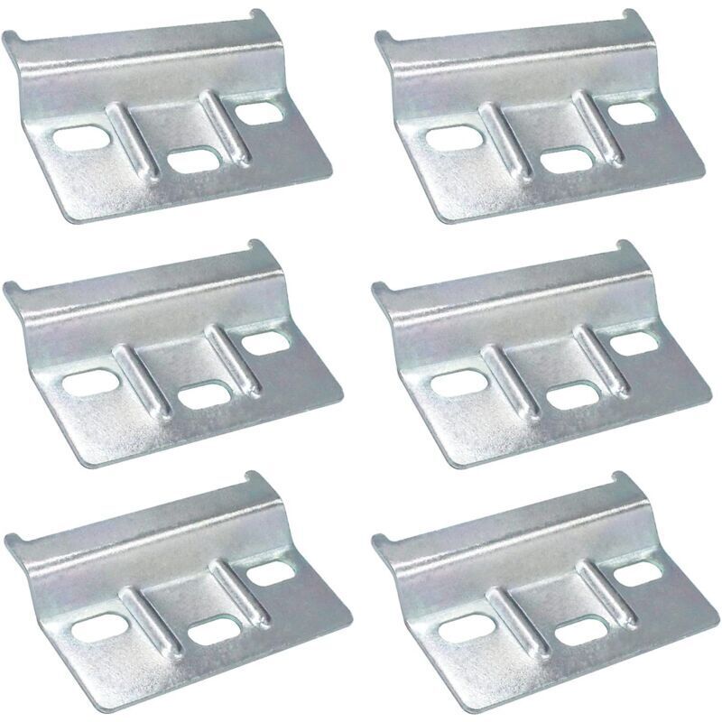 6 PCS Rail de Suspension Fixation Plaque Support placards Meubles Rail de Suspension pour Meuble 60mm placard de cuisine placards