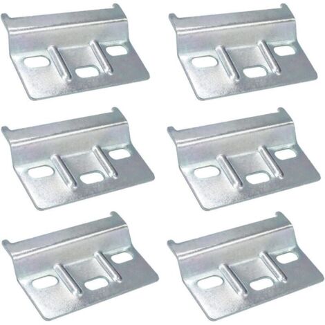 6 PCS Rail de Suspension Fixation Plaque Support placards Meubles Rail de Suspension pour Meuble 60mm placard de cuisine placards Meubles Penderie