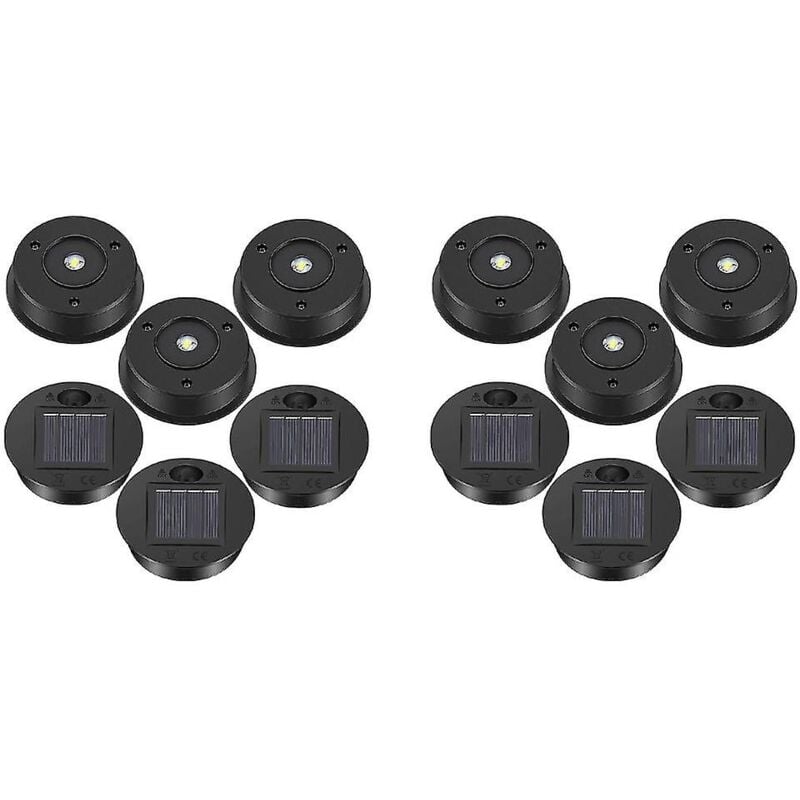 Lot de 6 lampes solaires 7 lumens pour lanterne solaire à suspendre à l'extérieur