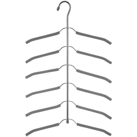 6 perchas metálicas para camisas - 5five