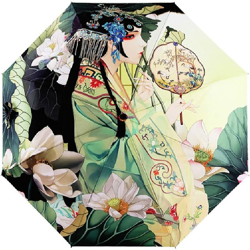 Ombrello a 3 pieghe Design premium Arte creativa