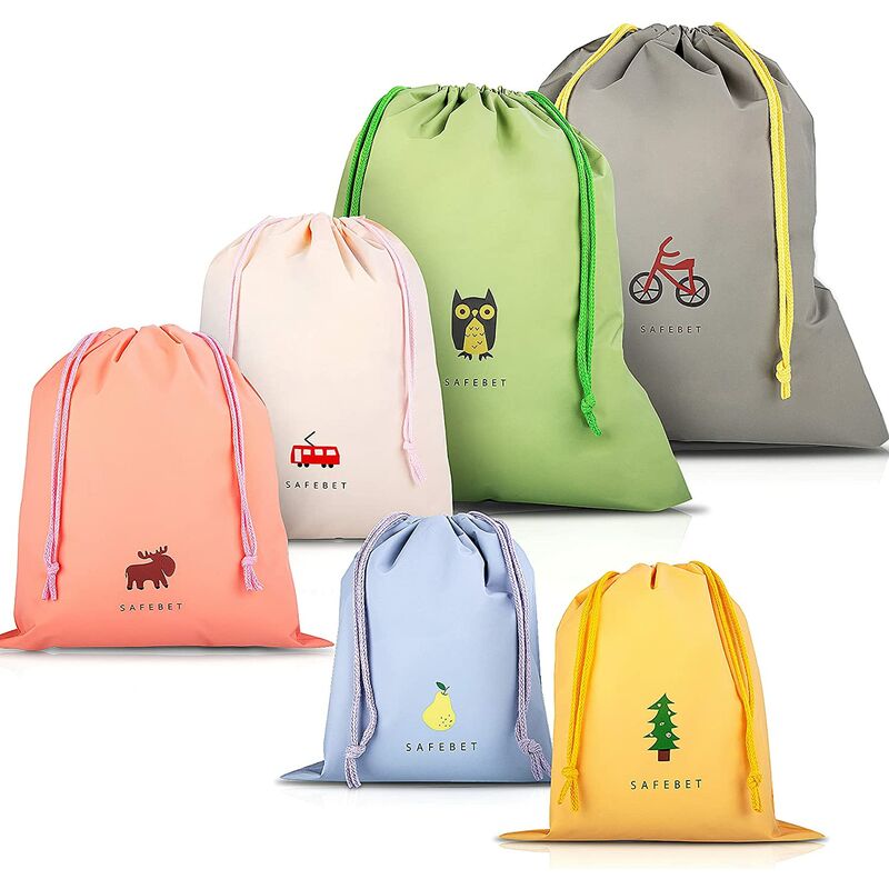 6 Pezzi Borsa con Coulisse in pe Scarpe da Piscina...