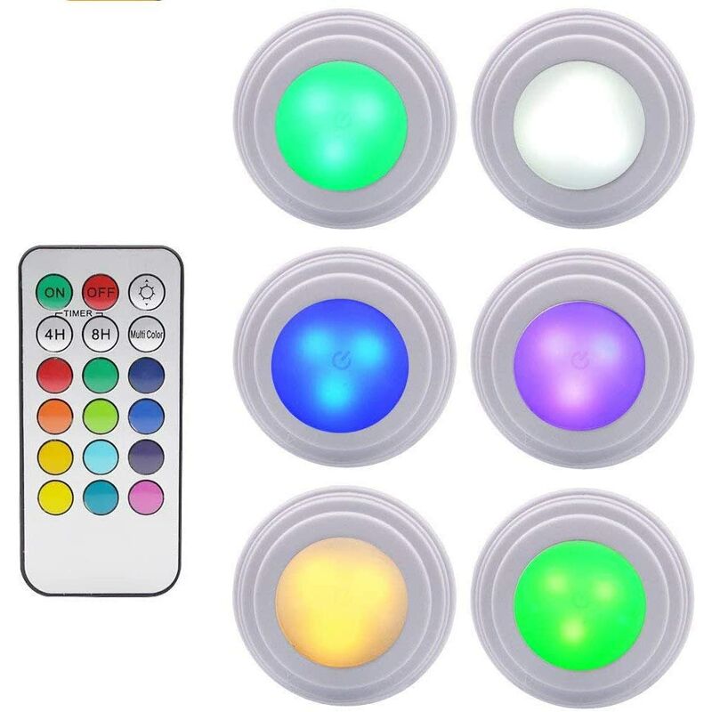 6 pezzi di cabinet Light Light LED Controllo