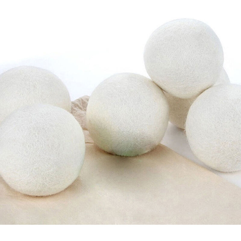 6 pezzi di lana asciugatrice palle tessuto grande