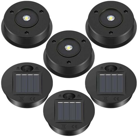 6 pezzi di luci solari di ricambio, 7 pezzi di lanterne solari con i migliori lumen, luci di copertura del pannello LED per appendere all'esterno
