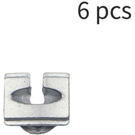 6 pezzi di manicotto ad occhiello per filo per decespugliatore, occhiello per filo per decespugliatore, manicotto di ricambio, accessorio per decespugliatore, testina per decespugliatore