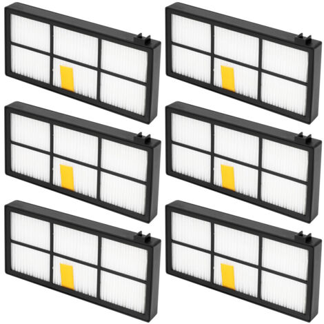 6 pezzi filtro HEPA per aspirapolvere serie 800 900 870 880 960 980 accessori
