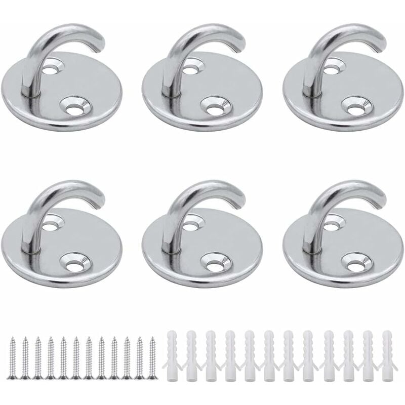 6 Pezzi Gancio a Soffitto M5 Gancio Aperto Rende