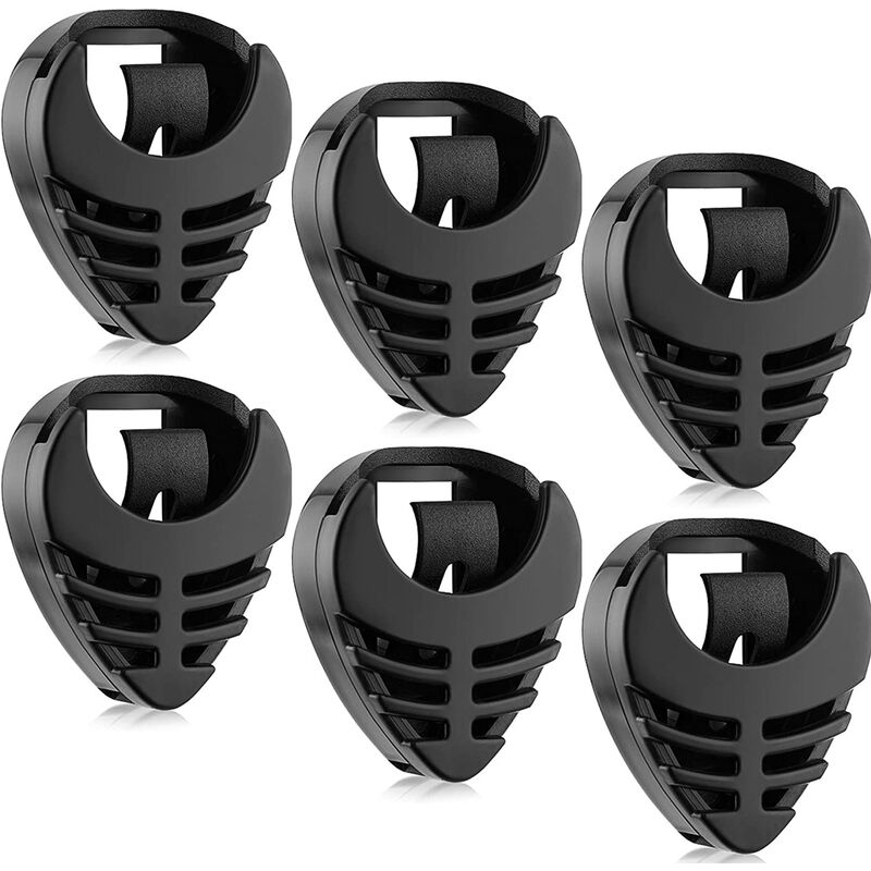 6 Pezzi Porta Plettro per Chitarra Stick-On Porta