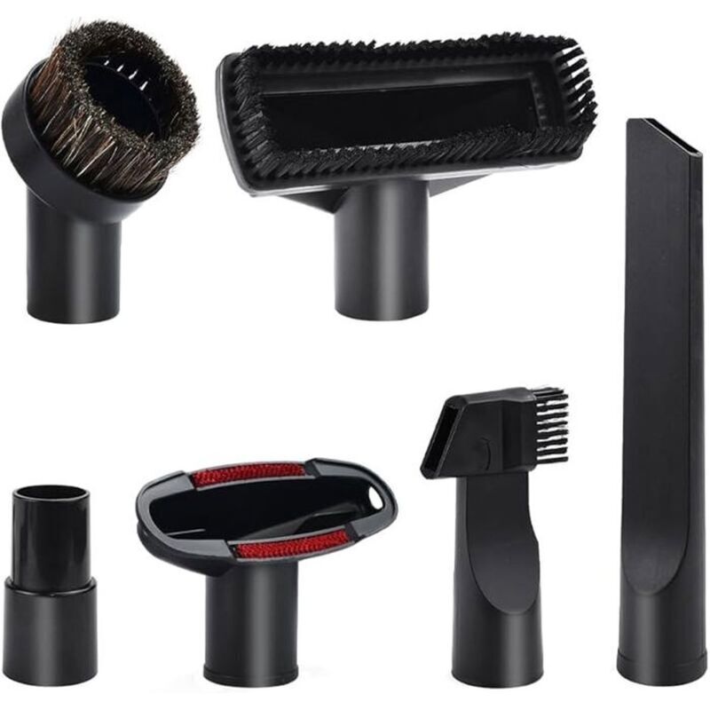 6 Pices Accessoires pour Aspirateur Embouts Embout Aspirateur Brosse Aspirateur Universel Su BROSSE ET ACCESSOIRE D’ASPIRAT