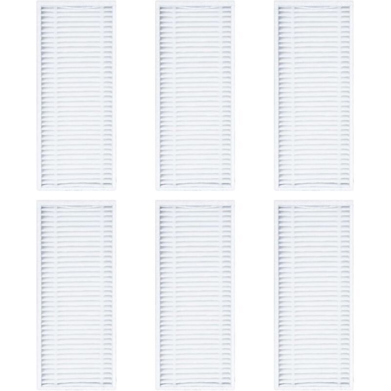 6-piece HEPA filter set for 360 S8, for 360 Botslab S8 Plus, for Rowenta X-plorer Serie 75 S+ RG8597W, for EZVIZ RE4 / RE5 Plus robot vacuum cleaner