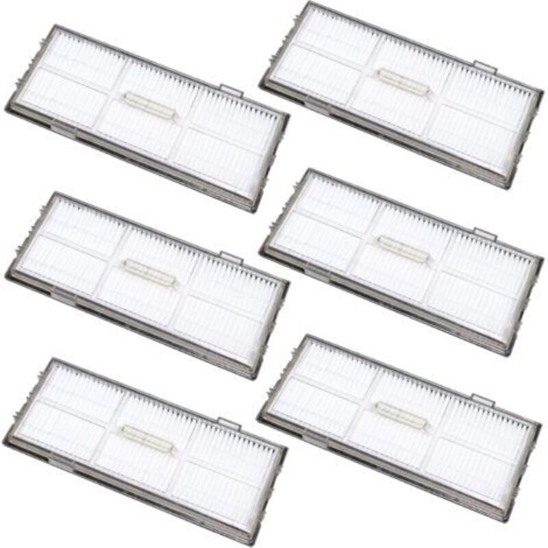 6-Piece Replacement HEPA Filter Set Compatible with Roborock S8/S8+/S8 Pro Ultra/S7/S7 MaxV/S7 MaxV Ultra/S7 Max Ultra Robot Vacuum Cleaners,