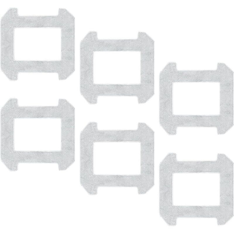6-piece replacement mop set for Dreame C1/C1 Station robot vacuum cleaner, cleaning cloth accessories.