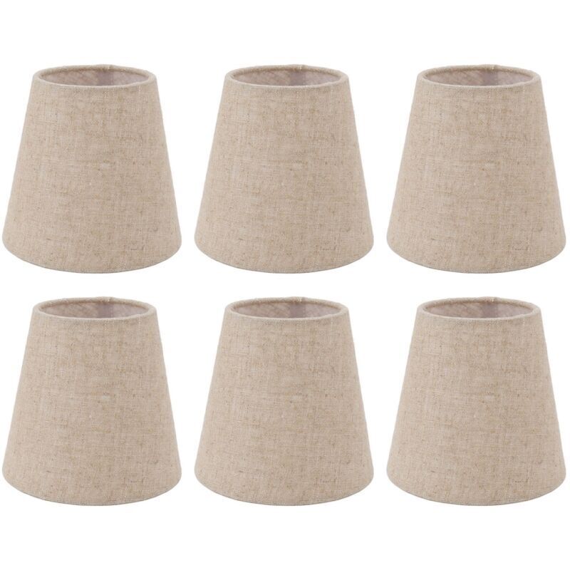 Image of 6-piece small clip-on drum lampshades in&hellip;