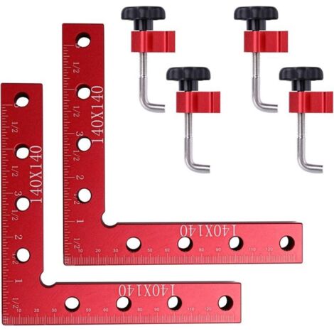 6 Piece Square Photo Frame Cabinet Drawer 90 Degree Positioning Right Angle Square Corner Clip For Woodworking