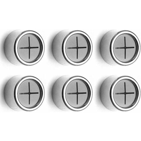 6-Piece Towel Holder Set, Adhesive Towel Hooks, Suction Cup Towel Holders for Kitchen Towels, Suction Cup Towel Holders for Bathroom, Wardrobe and Cupboard (Round ABS)