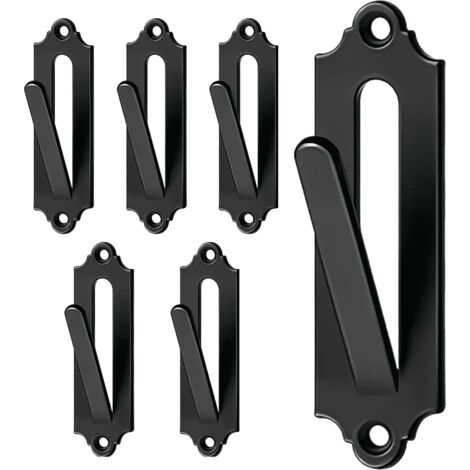 6-piece wall mount set, metal wall mount bracket, easy installation kit, rust resistant, suitable for home, indoor and outdoor decoration.