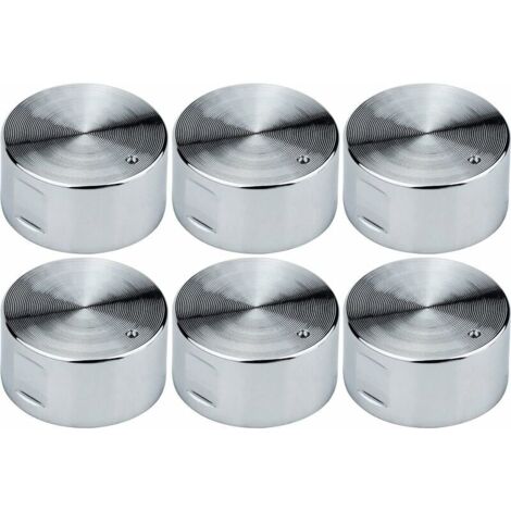 6 pièces 6mm boutons de cuisinière à gaz universel cuisinière four plaque de cuisson interrupteur de commande boutons de commande interrupteur de four boutons de commande de Surface de cuisson-LIAIKI