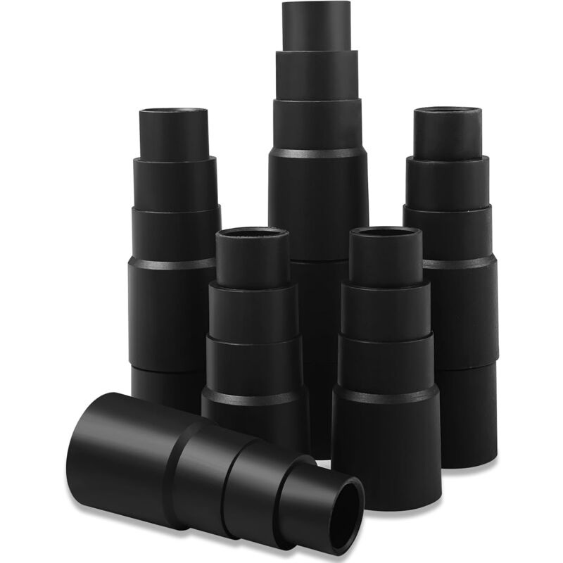 6 Pièces Adaptateur pour Tuyau, Adaptateurs Tuyau Aspirateur 25 MM à 42MM, Adaptateur pour Aspirateur Tuyau de Raccordement et Embout pour Tuyau