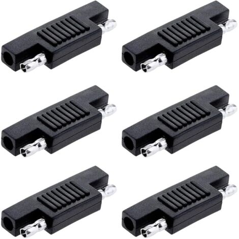6 Pièces Adaptateurs de polarité inversée SAE pour câble d'extension rapide SAE, chargeur de batterie solaire