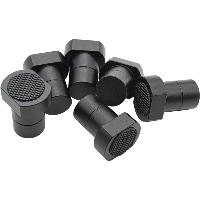 6 pièces Alliage d'Aluminium Presse Etabli pour Bench Dog Serre Joint Etabli pour Etabli Menuisier Bouchon de Positionnement de Serrage Accessoires