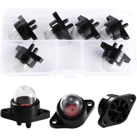 6 Pièces Ampoule Amorçage, Carburateur Pompe À Ampoule D'Amorçage, Bulle D'Huile De Carburateur, Compatible Avec Poulan 530071835 530047213 Scie À Gaz