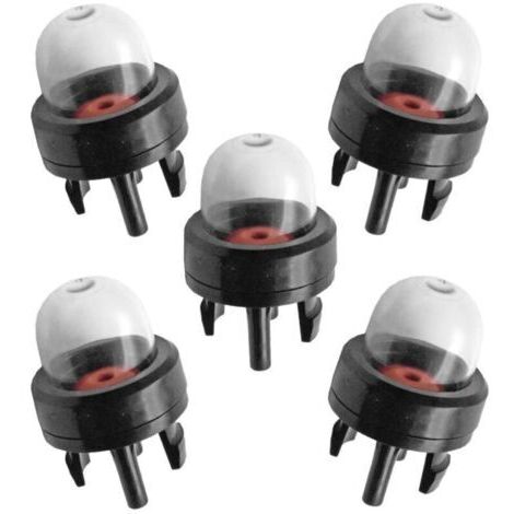 6 Pièces Ampoules d'amorçage Carburant Encliqueter Ampoule Pompe Carburateur Poire d'amorçage pour Tronçonneuse Débroussailleuse Trimmer Souffleur Carburateur Accessoires