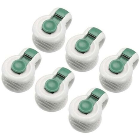 6 pièces attaches de clip de couette pour le placement sans angle des accessoires de literie fixateurs anti-déménagement, vert