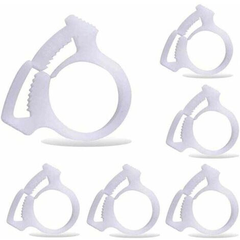 6 pièces B15 pinces de fixation du tuyau de balayage de piscine, convient pour le nettoyeur de piscine Polaris 180 280 360 380 480