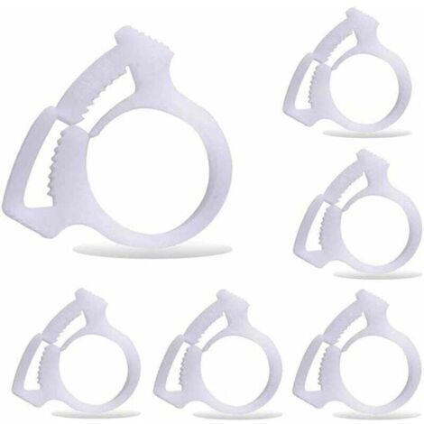 6 pièces B15 pinces de fixation du tuyau de balayage de piscine, convient pour le nettoyeur de piscine Polaris 180 280 360 380 480