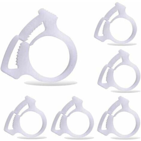 6 pièces B15 pinces de fixation du tuyau de balayage de piscine, convient pour le nettoyeur de piscine Polaris 180 280 360 380 480
