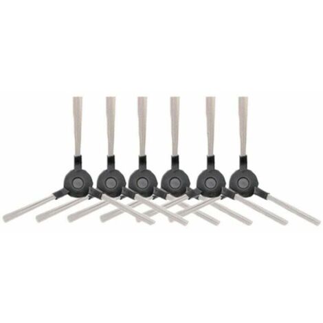 6 Pièces Brosses Latérales Robot Aspirateur Nettoyant Pièces pour Amibot Pure, Pulse et Prime,AMIBOT Prime H2O,AMIBOT Pure H2O