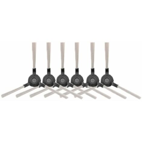 6 Pièces Brosses Latérales Robot Aspirateur Nettoyant Pièces pour Amibot Pure, Pulse et Prime,AMIBOT Prime H2O,AMIBOT Pure H2O,