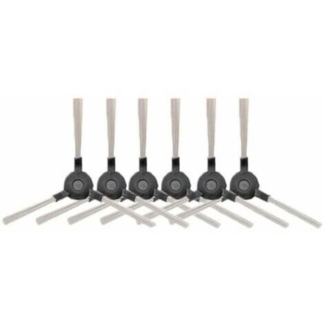 6 Pièces Brosses Latérales Robot Aspirateur Nettoyant Pièces pour Amibot Pure, Pulse et Prime,AMIBOT Prime H2O,AMIBOT Pure H2O,