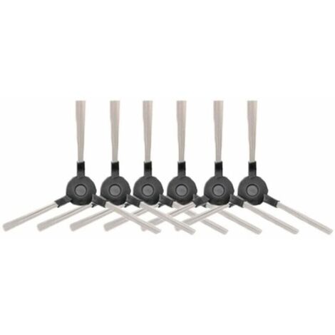 6 Pièces Brosses Latérales Robot Aspirateur Nettoyant Pièces pour Amibot Pure, Pulse et Prime,AMIBOT Prime H2O,AMIBOT Pure H2O,