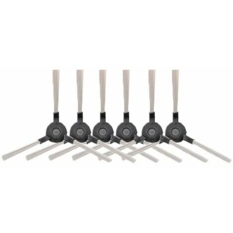 6 Pièces Brosses Latérales Robot Aspirateur Nettoyant Pièces pour Amibot Pure, Pulse et Prime,AMIBOT Prime H2O,AMIBOT Pure H2O,