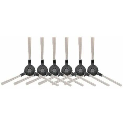6 Pièces Brosses Latérales Robot Aspirateur Nettoyant Pièces pour Amibot Pure, Pulse et Prime,AMIBOT Prime H2O,AMIBOT Pure H2O,INHHUB
