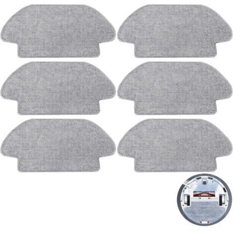 6 Pieces Cleaning Cloth for Xiaomi Mi Robot Vacuum Mop 2S/S12/Mop P/Mop Pro Robot Vacuum Cleaner Replacement Part, Accessory Set Washable Microfibre Cloth
