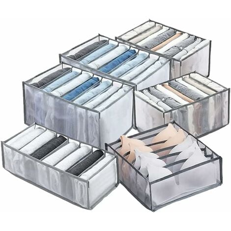 1pc Desktop Organizer With Drawers Diy Cosmetics Storage Box Underwear  Socks Bra Sorting Basket
