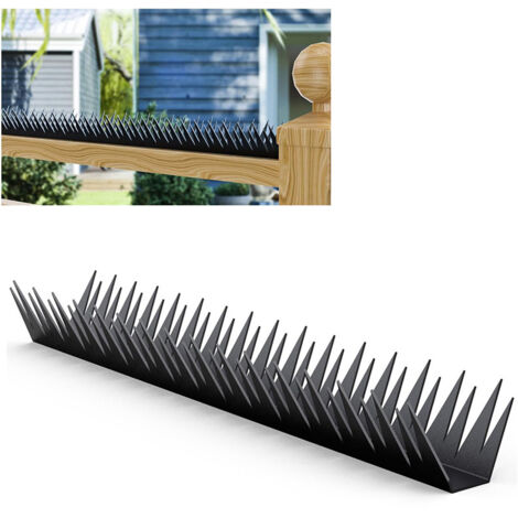 6 pièces Clous anti-escalade pour clôtures, clous pour murs et balustrades métalliques, dispositifs de sécurité et antivol pour murs extérieurs