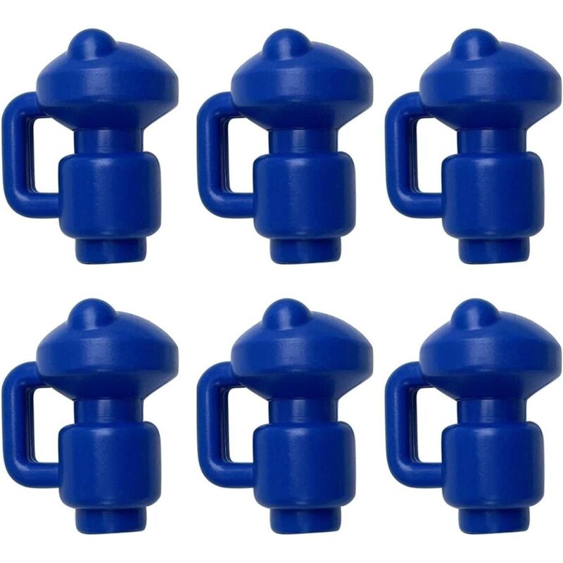6 Pièces De Diamètre pour Clôture Trampoline, Supports De Filet De Sécurité pour Trampoline, Accessoires Trampoline, Convient Aux Poteaux De 2,5 À