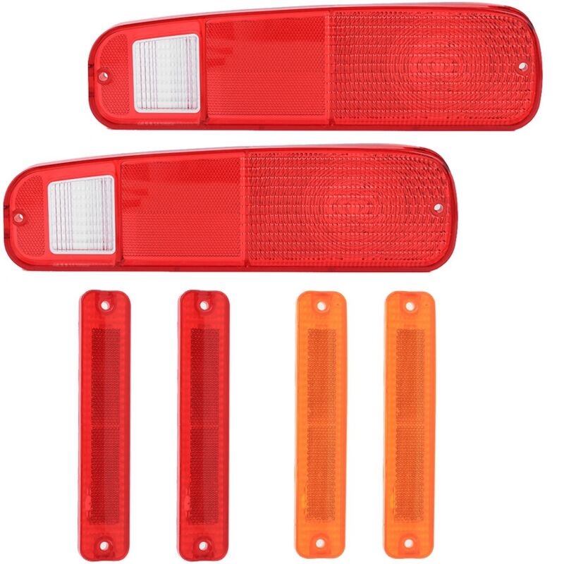 Debuns - 6 pièces de feux arrière pour camion, kit de garde-boue latéraux adaptés pour Ford Econoline Van 75-91,de