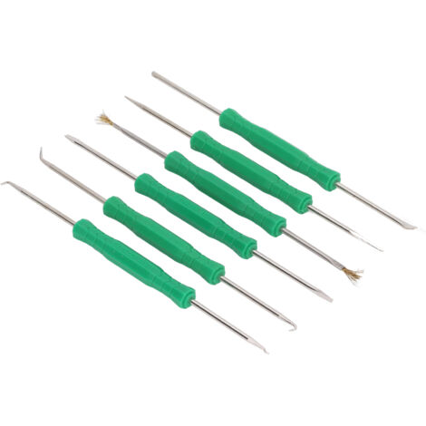 6 Pièces de Pinces de Soudure à Double Pointe Durcie, Ergonomiques et Professionnelles pour Brasage