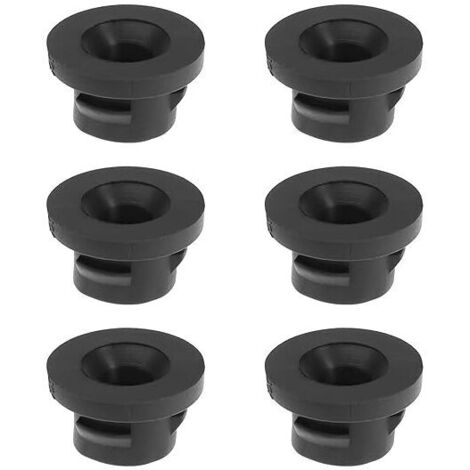 6 pièces de retenue d'insertion de joint en caoutchouc de filtre à air de voiture 1422A3 remplacement 1.6 HDI support de couvercle de boîtier de filtre à air accessoire de voiture, noir