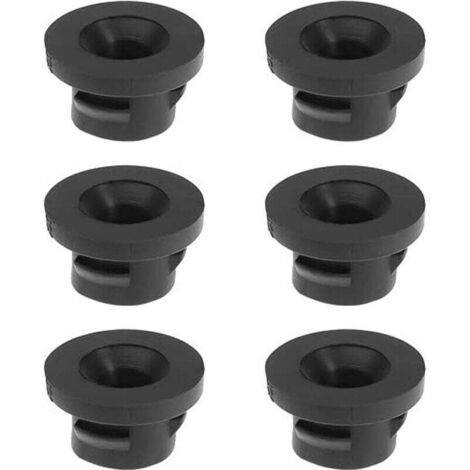 6 pièces de retenue d'insertion de joint en caoutchouc de filtre à air de voiture 1422A3 remplacement 1.6 HDI support de couvercle de boîtier de filtre à air accessoire de voiture, noir